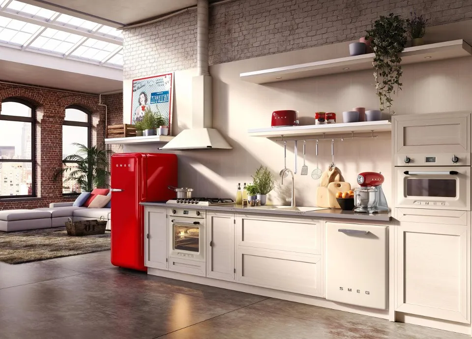 Cocina de estilo vintage